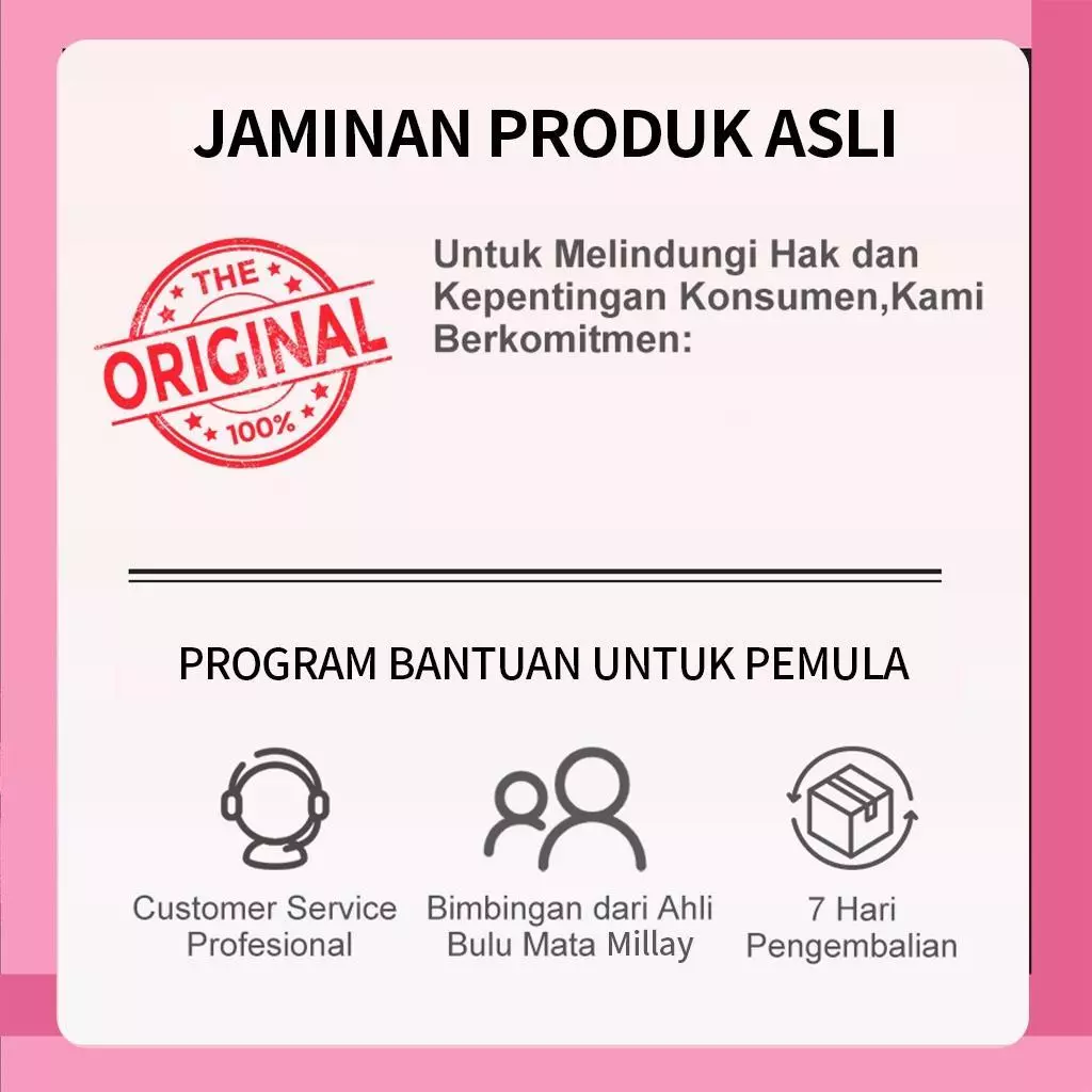 MILAI Bulu Mata A08 Trilogy Bulu Mata Palsu - Eyelash Extension | Riasan Mata Bulumata Palsu Thumbnail 7