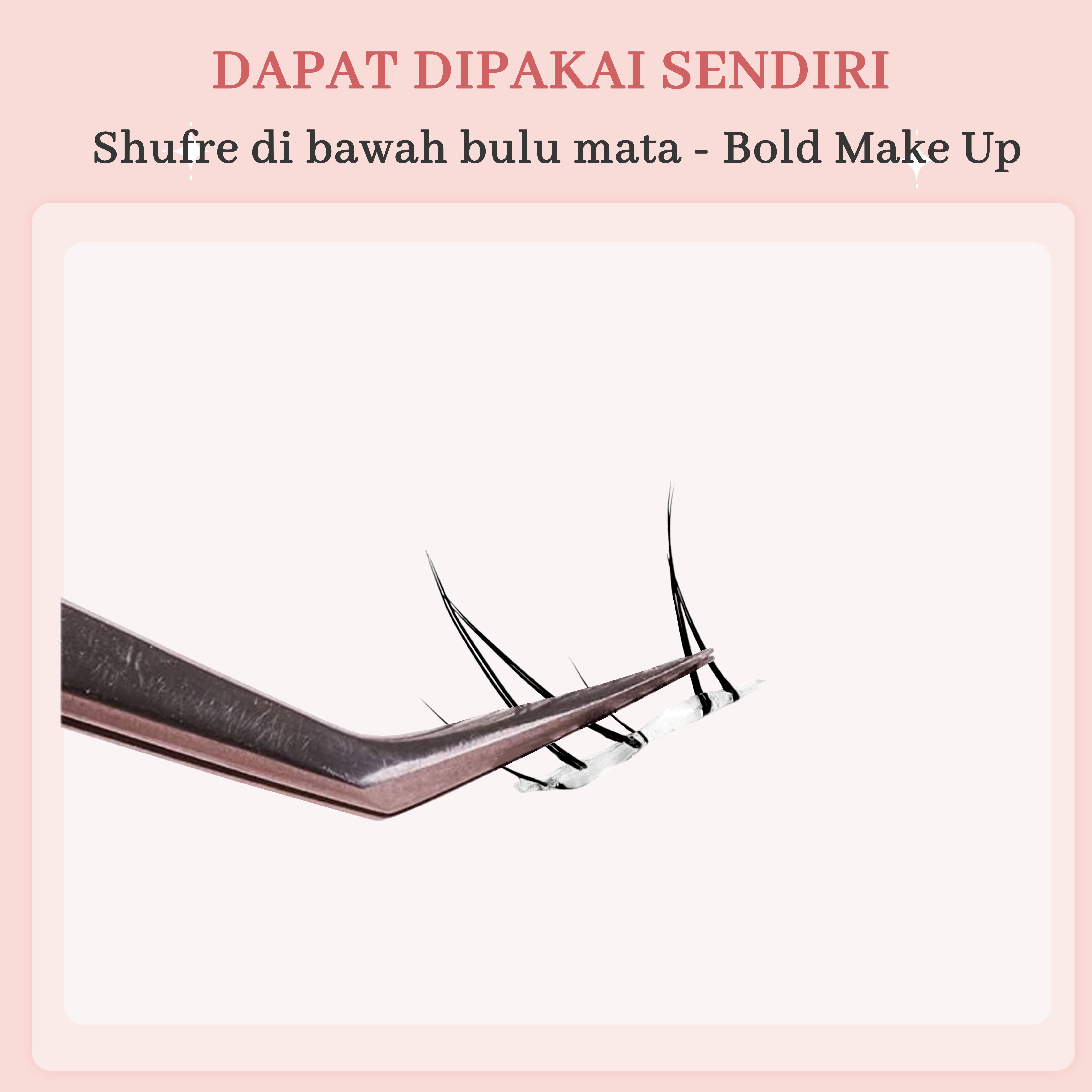 MLAN B46 UnderLash / Bulumata Bagian Bawah Tanpa Lem Bulu Mata Palsu Serat Kapas Hitam Pekat C Curl 5-6mm Thumbnail 4