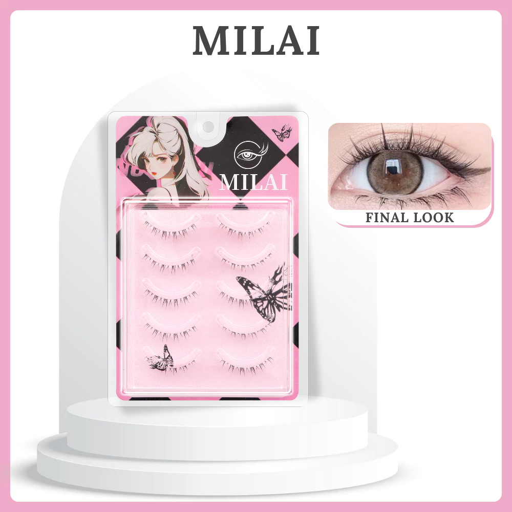 MILAI Bulu Mata A06 Bulu Mata Bawah - Eyelash Extension |Bulumata Palsu | Bulu Mata Bawah
