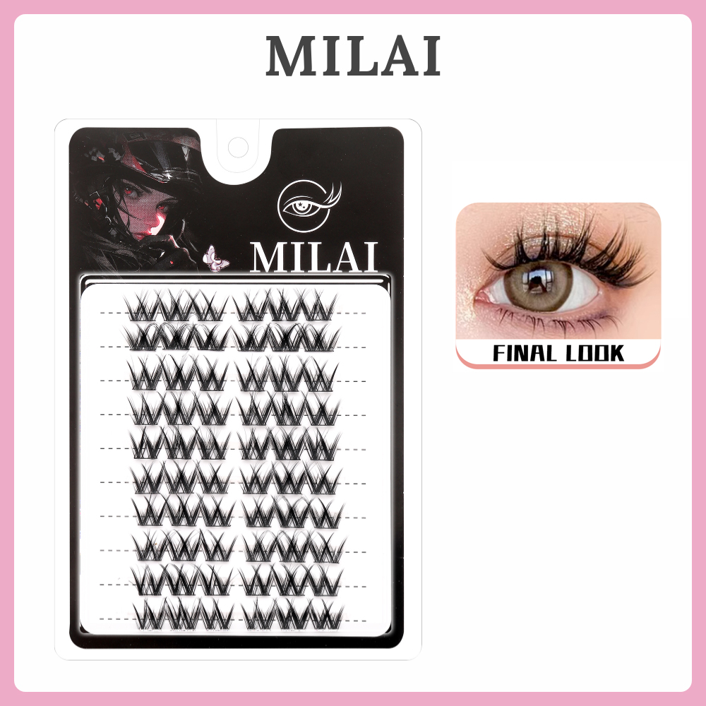 MILAI A12 Russian Look Bulu Mata Palsu - Riasan Mata Eyelash Bulumata | Eyelash Extension Thumbnail 2