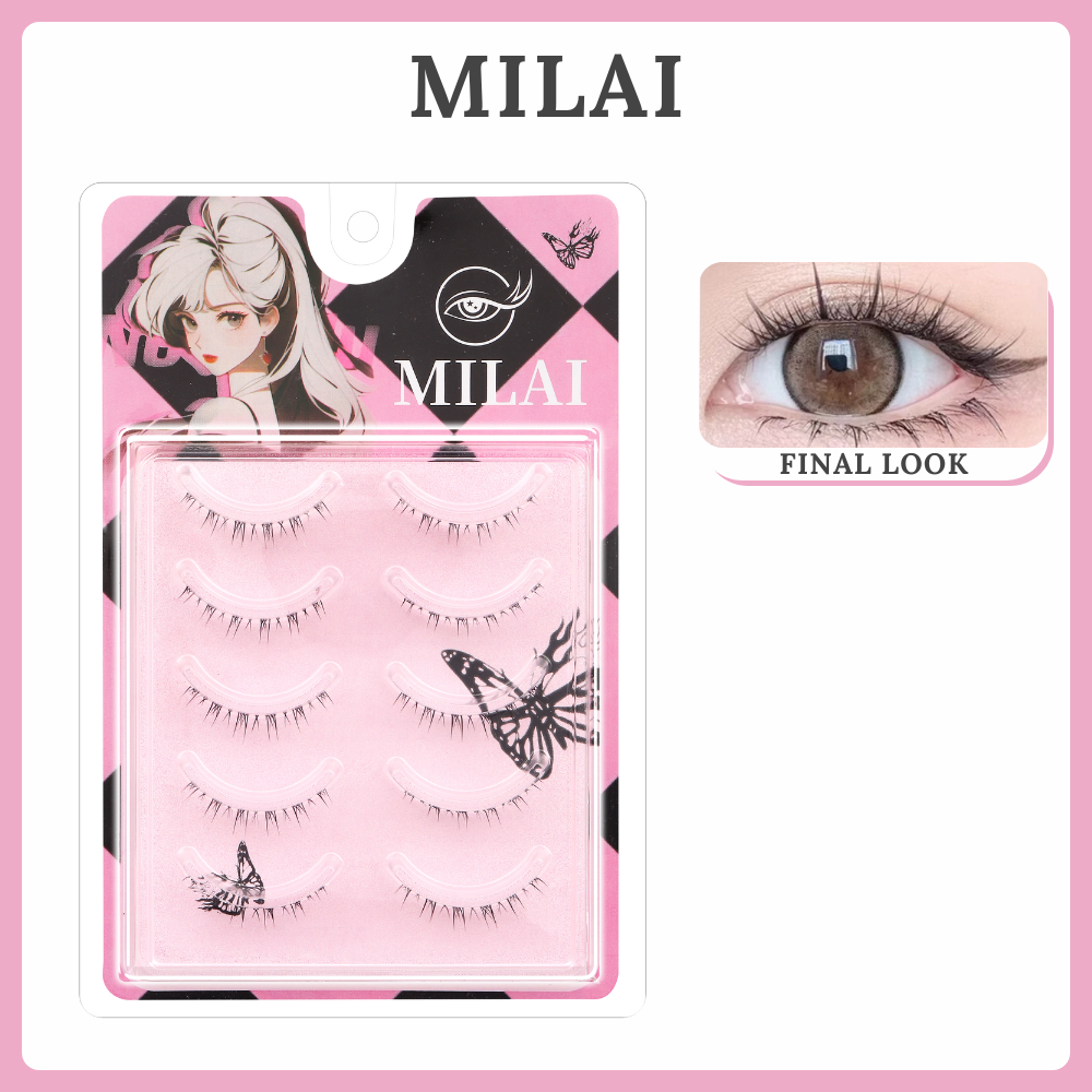 MILAI Bulu Mata A06 Bulu Mata Bawah - Eyelash Extension |Bulumata Palsu | Bulu Mata Bawah Thumbnail 3