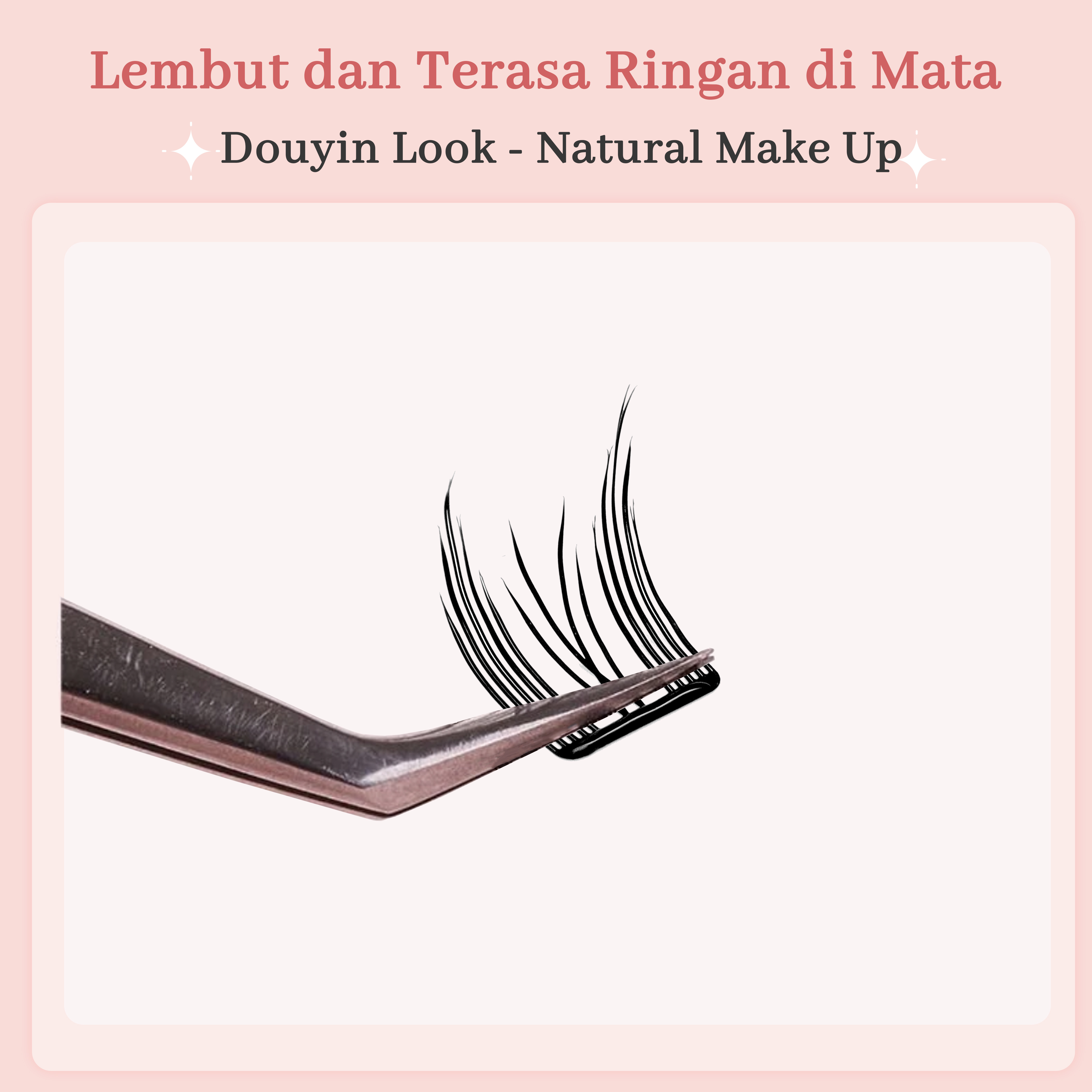 MLAN B07 Douyin Lash Bulumata Palsu Tanpa Lem C Curl 7–13mm Thumbnail 4